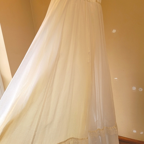 Gunne Sax Off White Maxi Dress - Picture 8 of 17